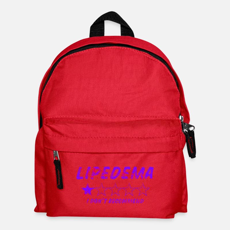 Lipedema Rating - Kinder Rucksack - Rot