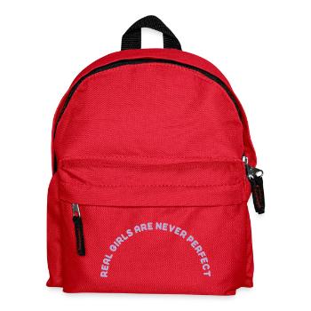 Real Girls Are never Perfect - Kinder Rucksack - Rot - Vorne