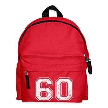 60 in white in the used look - Kids' Backpack - red - Front