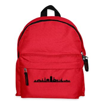 Skyline - Augsburg - Kinder Rucksack - Rot - Vorne