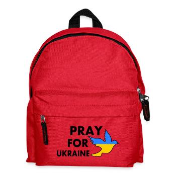 Pray for ukraine - Kids' Backpack - red - Front