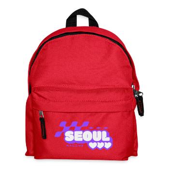 Seoul Racing Retro Purple - Kids' Backpack - red - Front