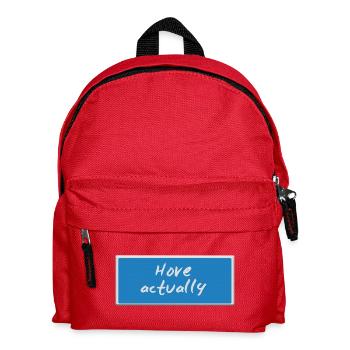 Hove actually - Kids' Backpack - red - Front