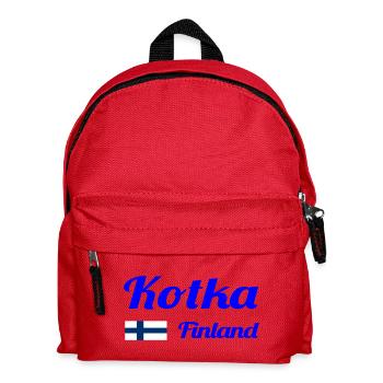 Kotka Finland- Stylish prints - Kids' Backpack - red - Front
