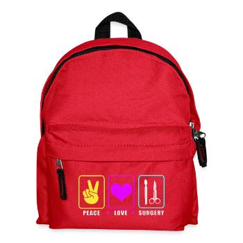 Surgeon Surgery CTA - Kids' Backpack - red - Front