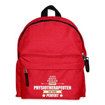Physiotherapeuten - Kinder Rucksack - Rot - Vorne