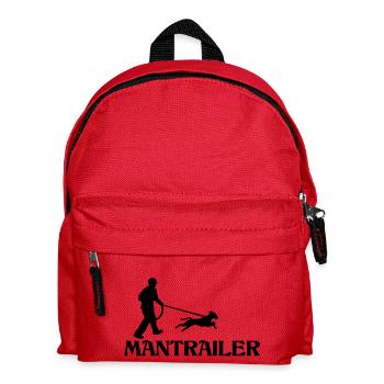 Chiens Mantrailer passe Mantrailing - Sac à dos Enfant - rouge - Devant