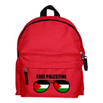 Free palestine - Kids' Backpack - red - Front