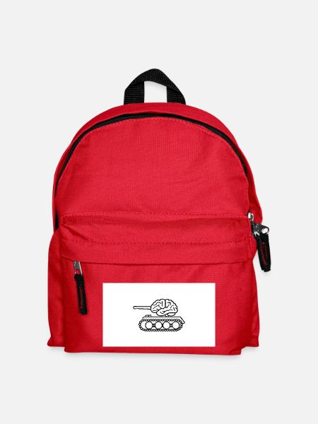 Denkpanzer - Kinder Rucksack - Rot