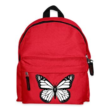 Butterfly nature insect beauty - Kids' Backpack - red - Front