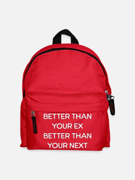 Besser als Ihr Ex-Text - Kinder Rucksack - Rot