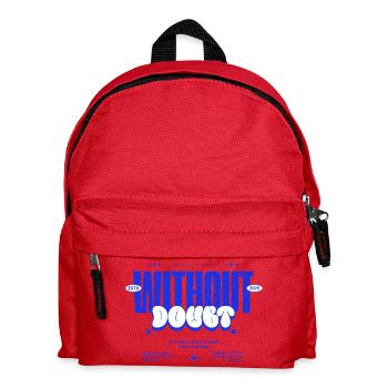 WITHOUT DOUBT – You Can Do More Design - Kids' Backpack - red - Front