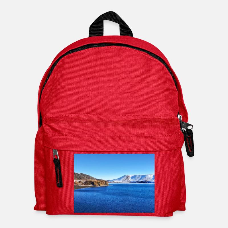Arktische Traumberge - Kinder Rucksack - Rot