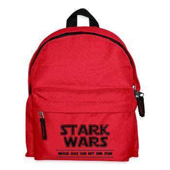 Stark wars - Kinder Rucksack - Rot - Vorne