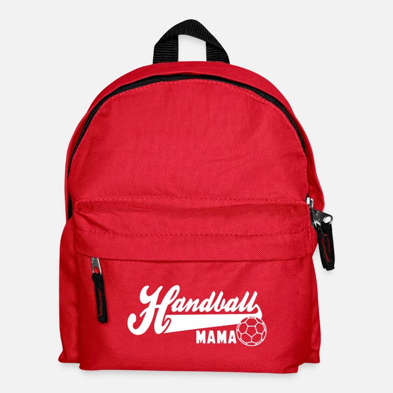 Handball MAMA WHITE - Kinder Rucksack - Rot