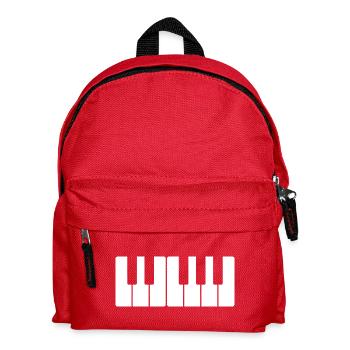 piano - Sac à dos Enfant - rouge - Devant