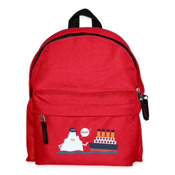 Titanic Funny Titanic und Ic-eberg Boop-Parodie - Kinder Rucksack - Rot - Vorne
