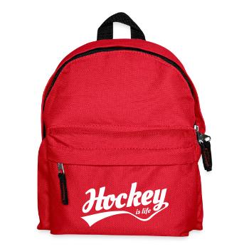 hockey is life 5 - Kids' Backpack - red - Front