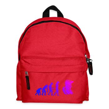 Statement für alle Motocross - Kinder Rucksack - Rot - Vorne