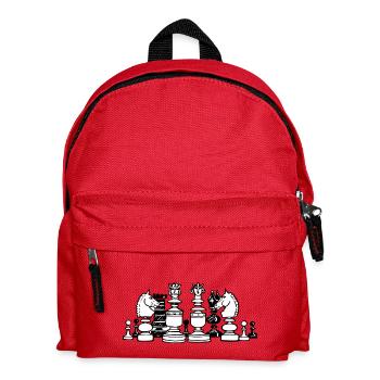 chess - Kids' Backpack - red - Front