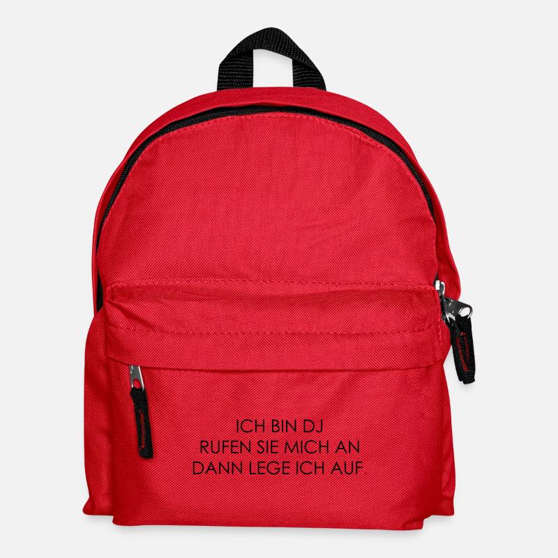Ich bin DJ - Kinder Rucksack - Rot