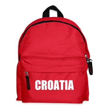 Kroatien - Kinder Rucksack - Rot - Vorne