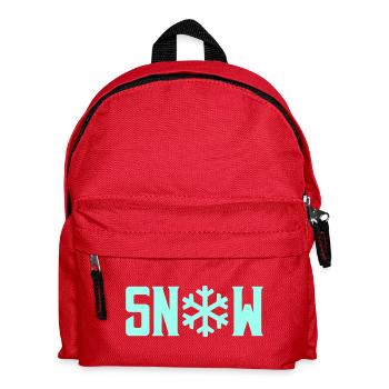 SNOW Snow Crystal - Kids' Backpack - red - Front