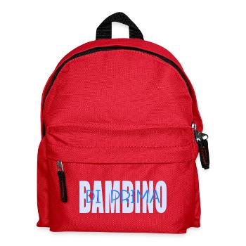 Bambino Figlio Prima, Italien - Kinder Rucksack - Rot - Vorne