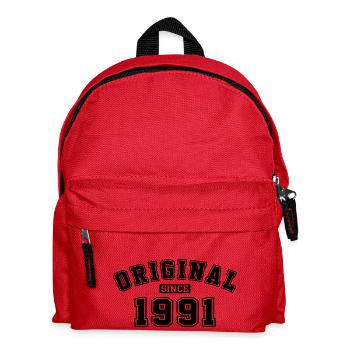 Original Since 1991 Jahrgang Birthday Geburtstag - Kinder Rucksack - Rot - Vorne