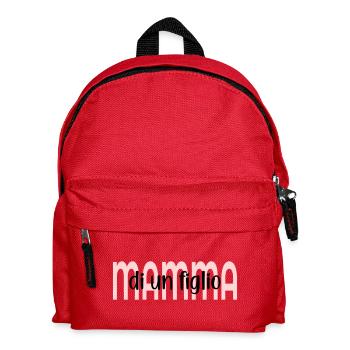 Mother of a child - Kids' Backpack - red - Front