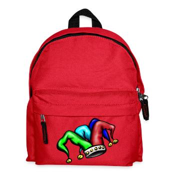 casquette de chapeau Jongleurs bouffon avec des cloches - Sac à dos Enfant - rouge - Devant