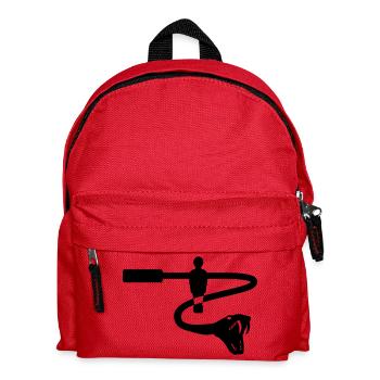 Tischfussball - Kinder Rucksack - Rot - Vorne