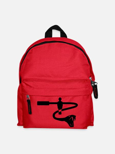 Tischfussball - Kinder Rucksack - Rot