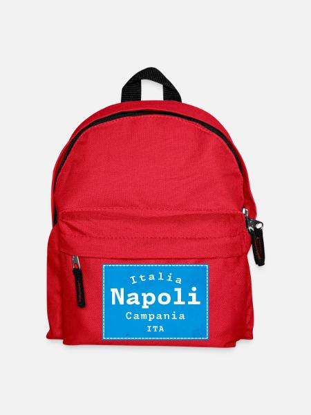 La ville bleue de Naples signe l’ITA - Sac à dos Enfant - rouge