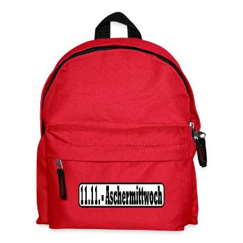 11.11. Ash Wednesday - Kids' Backpack - red - Front