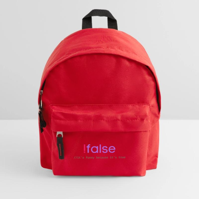 Ifalse Funny Coder Programming Pun Kids' Backpack