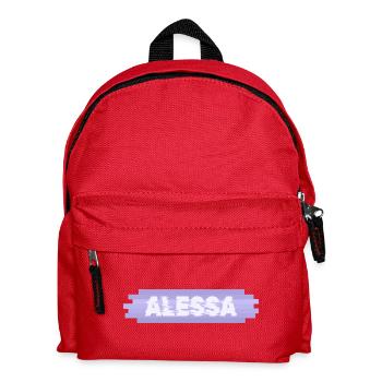 Alessa as an Infant - Kids' Backpack - red - Front