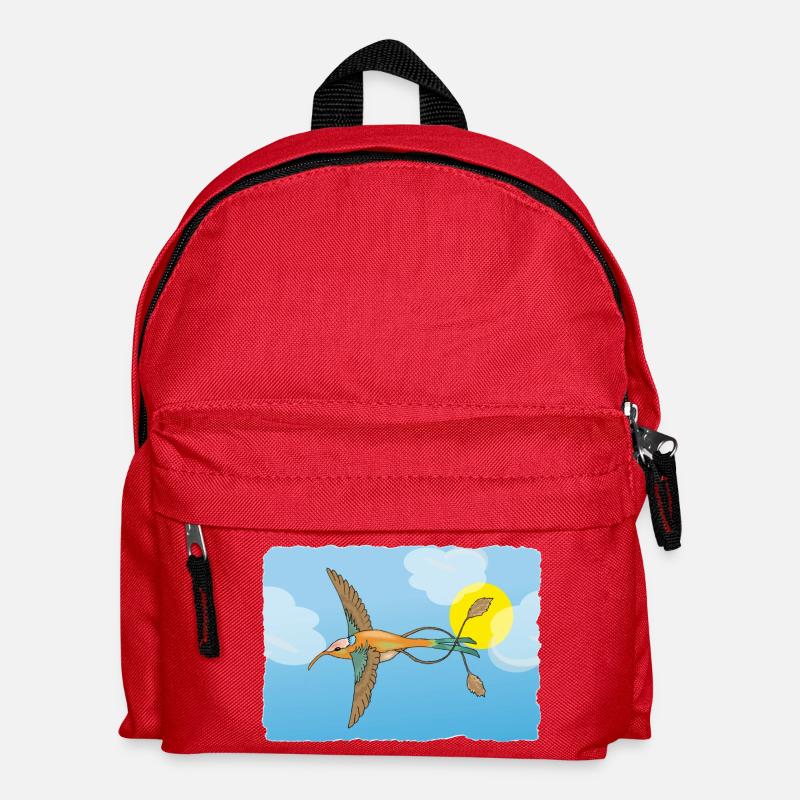 Le colibri - Sac à dos Enfant - rouge