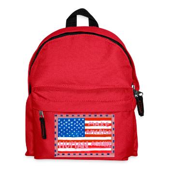 MAKE_AMERICA_HUMAN_AGAIN-_A5 - Kinder Rucksack - Rot - Vorne