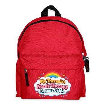 Ma thérapeute a besoin d’un Th à cause de moi - Sac à dos Enfant - rouge - Devant