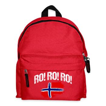 Norvège des fjords Norge Navire scandinave ro-viking - Sac à dos Enfant - rouge - Devant