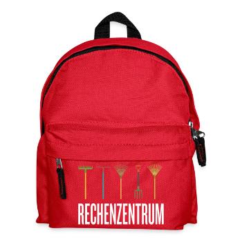 Rechenzentrum Gärtner Garten Gartenarbeit - Kinder Rucksack - Rot - Vorne
