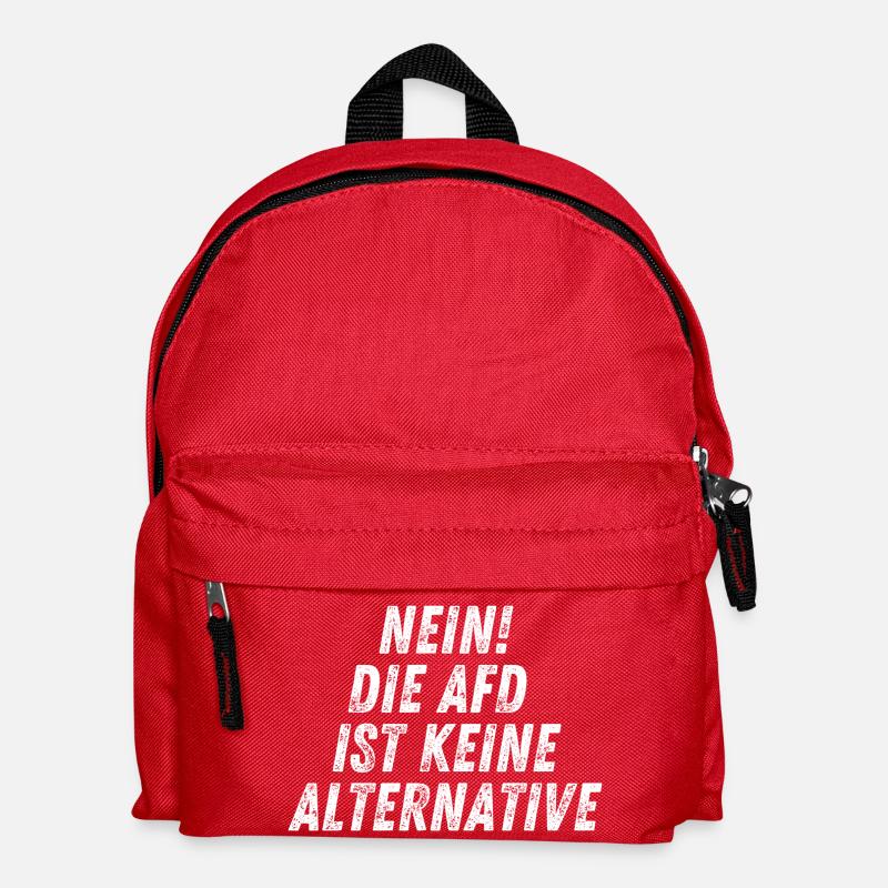 NEIN DIE AFD IST KEINE ALTERNATIVE - Kinder Rucksack - Rot