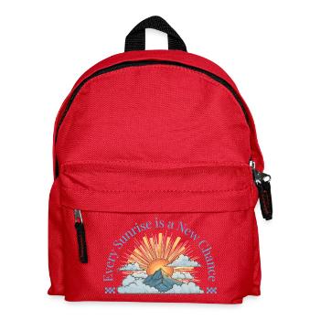 Chaque lever de soleil est un design New Chance - Sac à dos Enfant - rouge - Devant