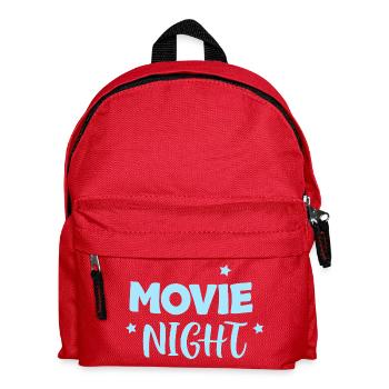 Movie Night Pastel Blue Stars - Kids' Backpack - red - Front