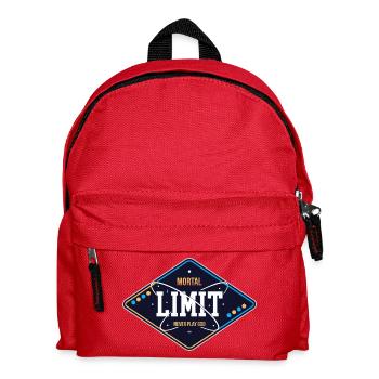 MORTAL LIMIT NEVER PLAY GOD - Kids' Backpack - red - Front