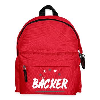 Baker Profession - Kids' Backpack - red - Front