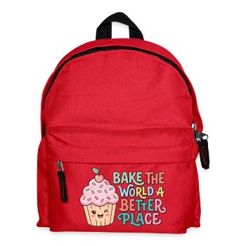 Sweet Cupcake - Kids' Backpack - red - Front