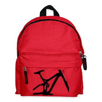 Downhill - Kinder Rucksack - Rot - Vorne