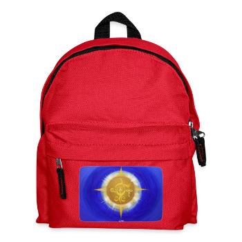 SchöpfungsLicht des göttlichen Schutzes 1 - Kinder Rucksack - Rot - Vorne